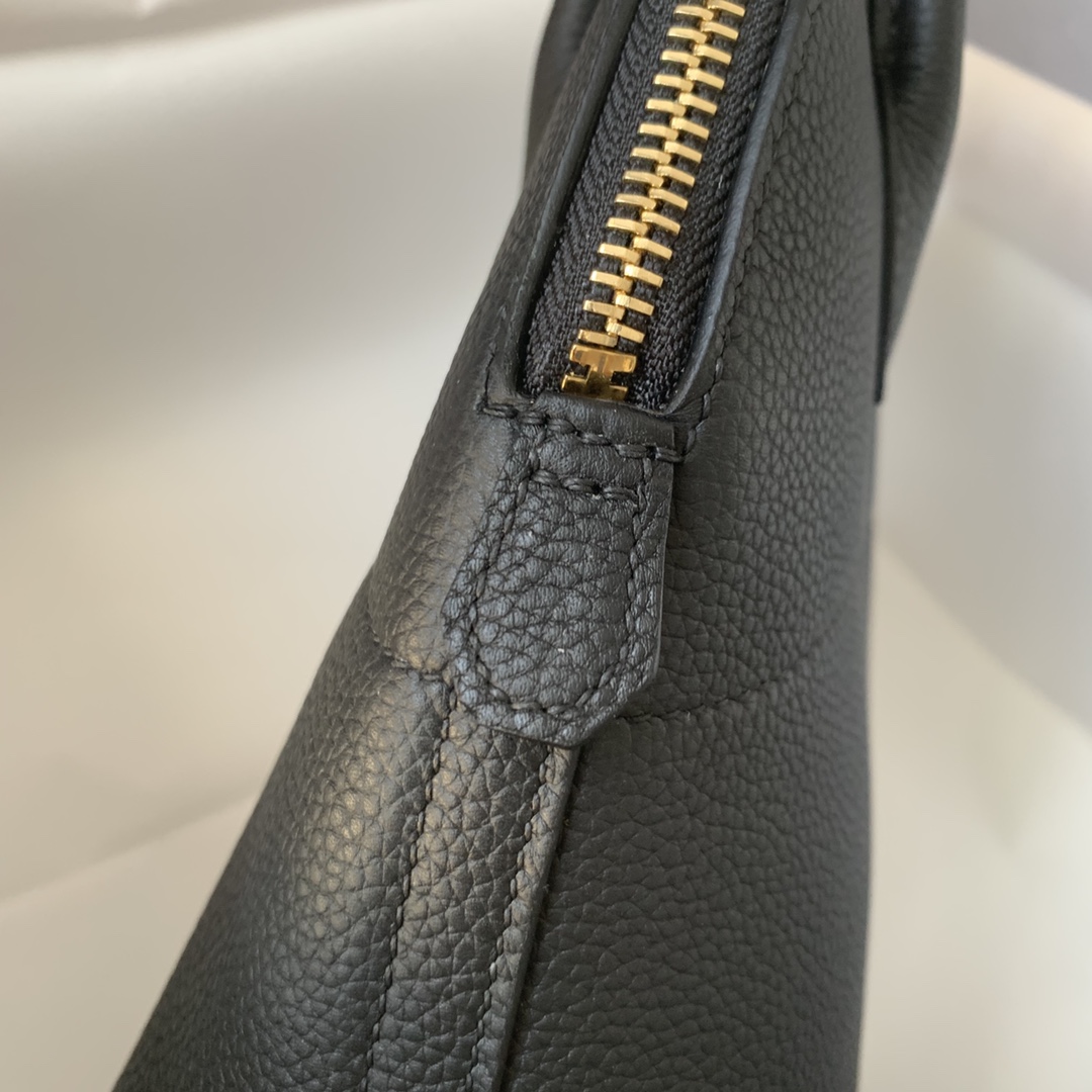 에르메스 볼리드27 블랙 금장 송아지가죽